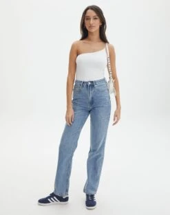 Style Fashion Fit 9 Style Fashion Fit -Style Fashion Fit nolan one shoulder bodysuit white full tb148678pch