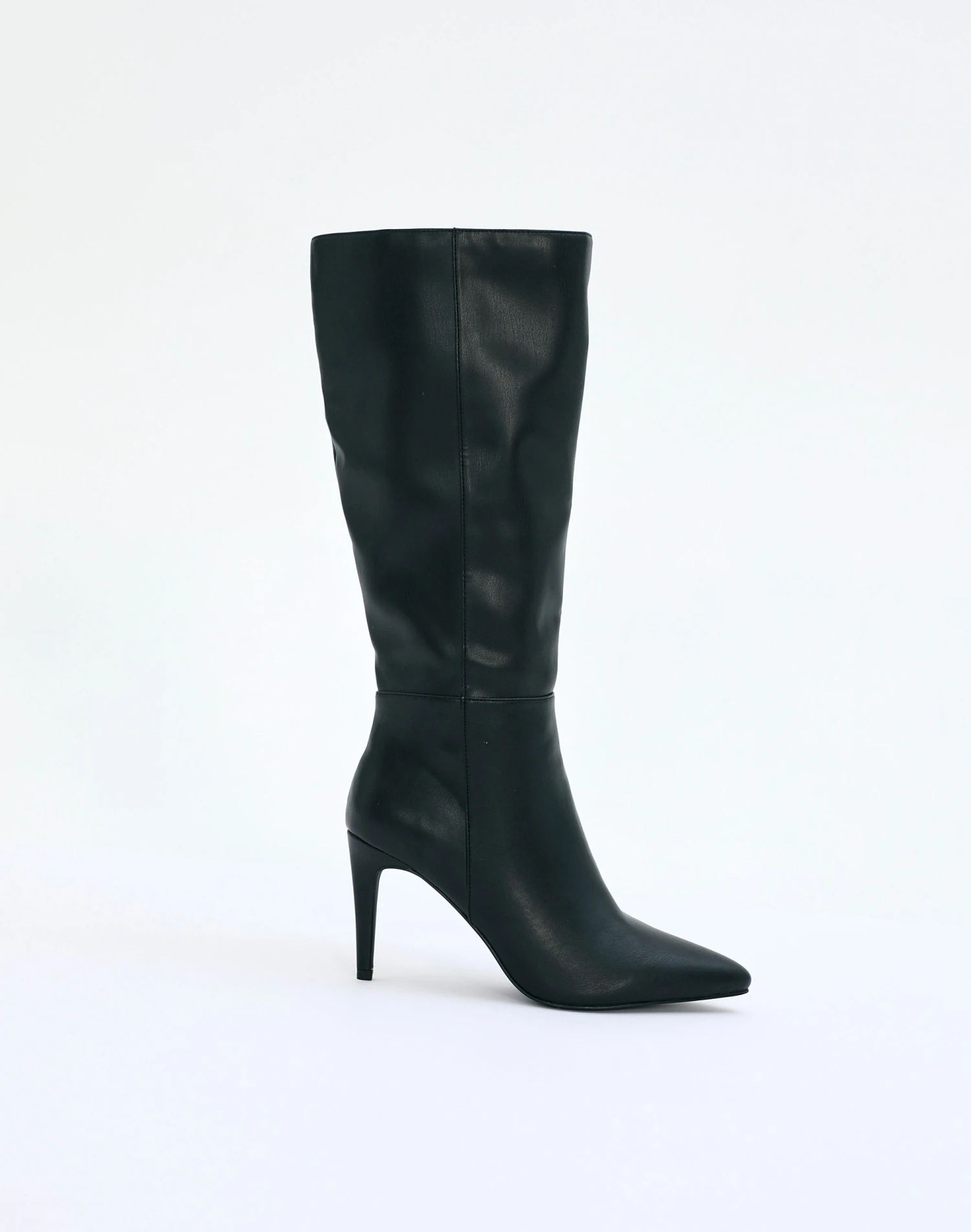 Faux Leather Strapless Panelled Mini Dress 9 Faux Leather Strapless Panelled Mini Dress - Image 7