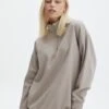 Oversized Quarter Zip Sweater -Style Fashion Fit o olivia oversized quarter zip on the rocks front tl97172ocot 3
