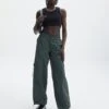 Cargo Parachute Pant -Style Fashion Fit polly parachute pant thyme out front pw91723nyl 1