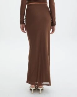 Mesh Maxi Skirt -Style Fashion Fit r co drey maxi skirt deep umber back sl52001rmes