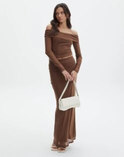 Belted High Waist Pleated Mini Skirt -Style Fashion Fit r co drey maxi skirt deep umber front sl52001rmes 1
