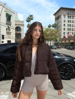 High Rise Straight Leg Jean 31 High Rise Straight Leg Jean -Style Fashion Fit r eddie funnel crop puffer its soy cute front cs84145rpln 1