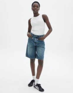 Rib Knit Tank -Style Fashion Fit r guy cropped knit white full kv55139rrib