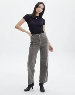 Cargo Parachute Pant -Style Fashion Fit r heidi high rise straight leg everythings pine front pw52818rcor 1