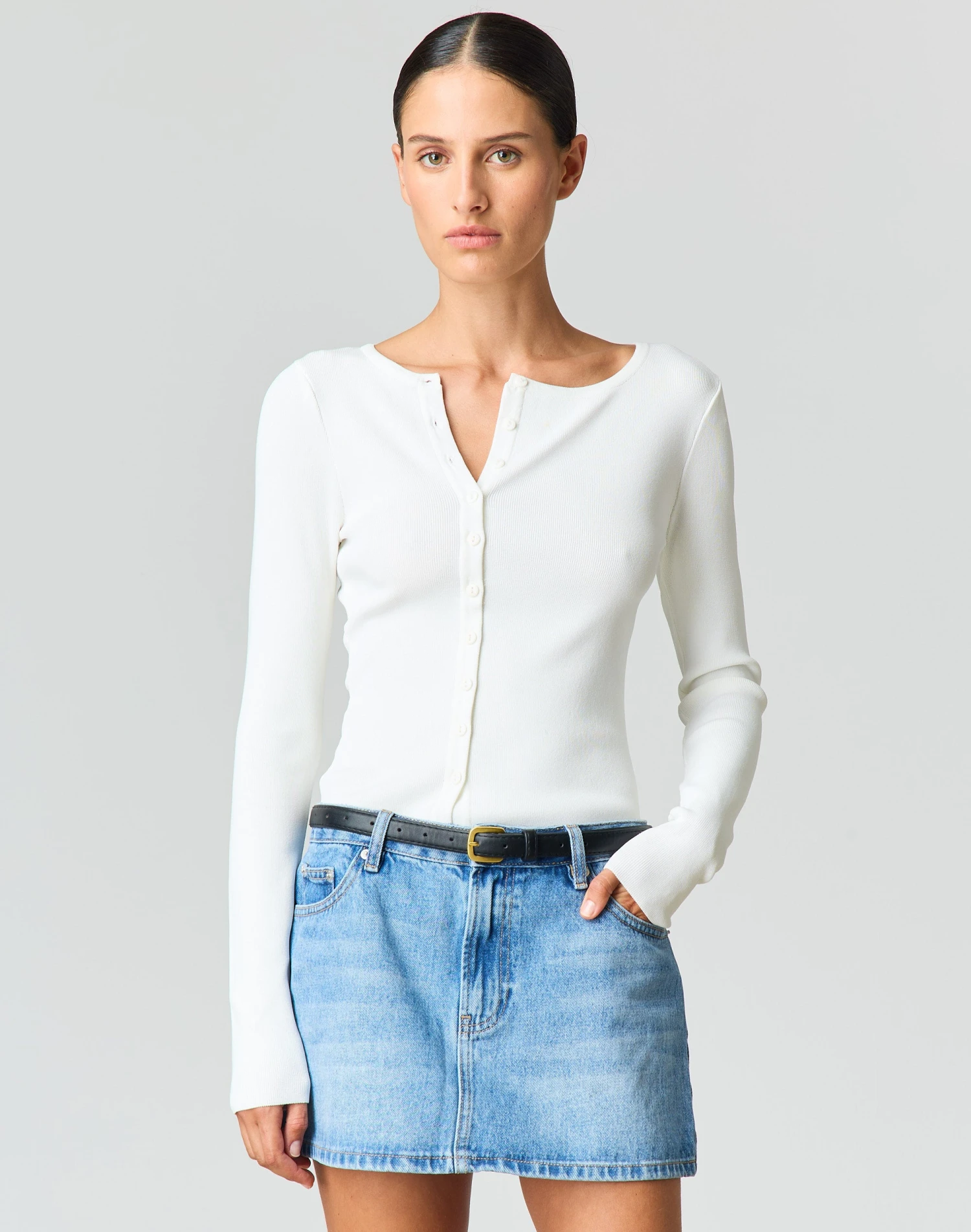 Ringspun Denim Zip Back Corset 16 Ringspun Denim Zip Back Corset - Image 14