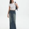 Denim Maxi Skirt
