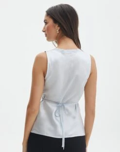 Lace Trim Satin Cami -Style Fashion Fit r lola lace trim cami break the ice back bv119674rsat