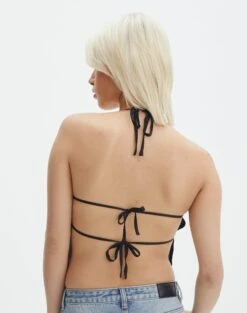 Halter V Neck Top 24 Halter V Neck Top -Style Fashion Fit r pazo halter black back bv143008rpol