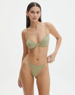 Side Tie Thong Bikini Bottom 33 Side Tie Thong Bikini Bottom -Style Fashion Fit r tamsin thin tie side thong bikini brief precious cargo front ga71259rpln 1