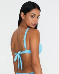 Balconette Thick Strap Tie Back Bikini Top -Style Fashion Fit r teagan tie back bikini top deja blue back ga110507rpln