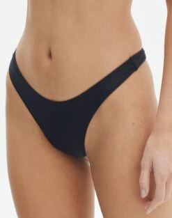 Thong Bikini Bottom -Style Fashion Fit r zimi high waist thong black detail ga63412rpln