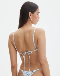 Printed Ruched Balconette Bikini Top -Style Fashion Fit reef balconette top dahlia ditsy back ga52510rddt