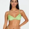 Shimmer Balconette Tie Back Bikini Top 2 Shimmer Balconette Tie Back Bikini Top -Style Fashion Fit reef balconette top pistachio front ga52510shm 1
