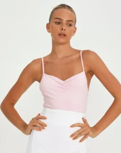 Supersoft Ruched Front Bodysuit -Style Fashion Fit releve ruche front bodysuit rose and thorne front tb104638pch