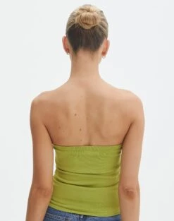 Strapless Ruched Knit Bandeau -Style Fashion Fit riley rouched side boobtube wassa bae back kv85755vn