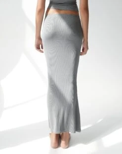 Luxe Lounge Modal Slim-Fit Maxi Skirt -Style Fashion Fit ruby modal maxi skirt everythings pine back sl96661mod