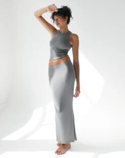 Sequin Mini Skirt -Style Fashion Fit ruby modal maxi skirt everythings pine front sl96661mod 2