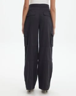 Cargo Straight Leg Pants -Style Fashion Fit sierra dressy cargo pant black back pw109154cot
