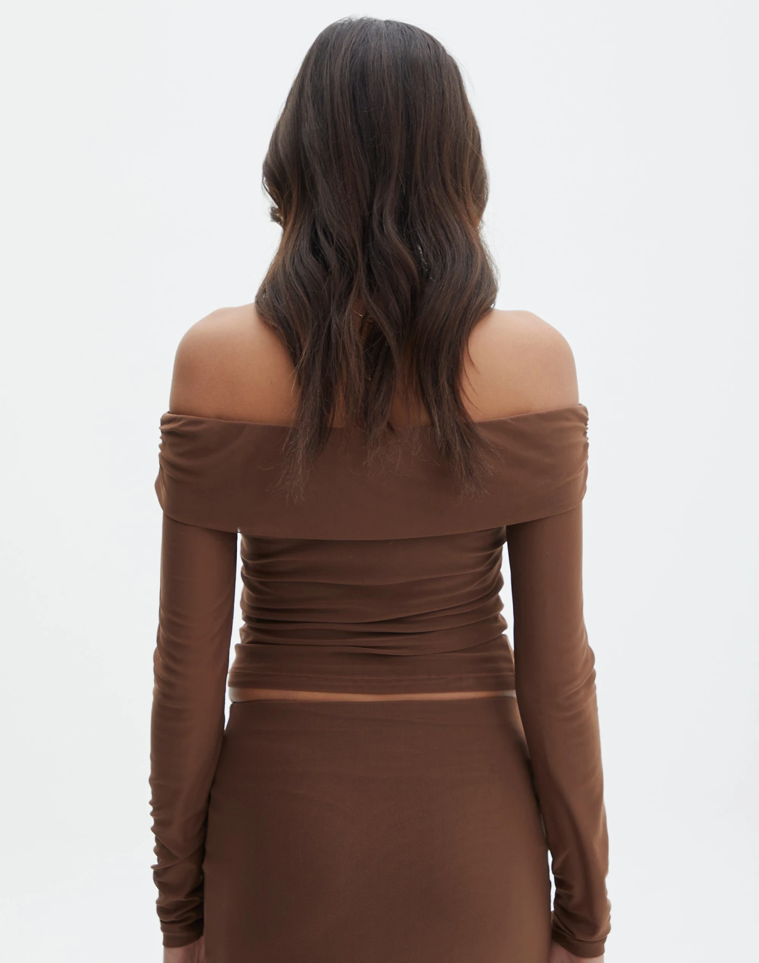 Foldover Off Shoulder Long Sleeve Top 5 Foldover Off Shoulder Long Sleeve Top - Image 3