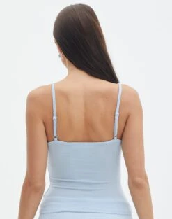 Luxe Lounge Modal Thin Strap Singlet -Style Fashion Fit sisi modal tank ice cap back tv118176mod