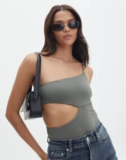 Sequin Tank Top -Style Fashion Fit sully peachy bodysuit cypress front tb95431pch 3