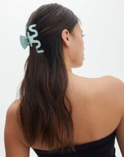 Supersoft High Neck Bodysuit -Style Fashion Fit swiggle claw clip mist me front ha130787clp