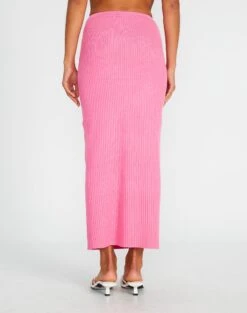 Slim-fit Rib Maxi Skirt -Style Fashion Fit t co mango knit skirt smell the roses back sl62154tknt