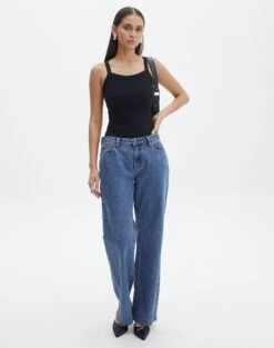 Style Fashion Fit 17 Style Fashion Fit -Style Fashion Fit talia ribbed bodysuit black full tb115391rib