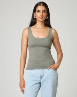 Ringspun Low Rise Denim Skirt -Style Fashion Fit tommy tank top cypress front tv124269pch