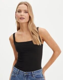 Washed Faux Leather Mini Skirt -Style Fashion Fit veronika square neck bodysuit black front tb54146pln 1