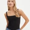Supersoft Square Neck Bodysuit 2 Supersoft Square Neck Bodysuit -Style Fashion Fit veronika square neck bodysuit black front tb54146pln