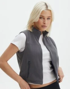 Cut Out Ribbed Knit Top -Style Fashion Fit vinnie vest shadow dancer front tc91570flc