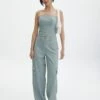 Mid Rise Puddle Cargo Pant 1 Mid Rise Puddle Cargo Pant -Style Fashion Fit waverly wide leg pant its a big dill front pw55427gry 3
