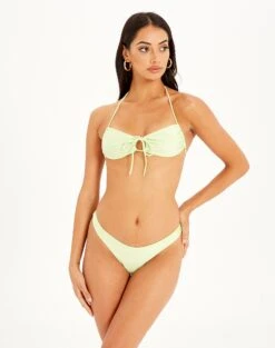 Shimmer Thong Bikini Bottom 23 Shimmer Thong Bikini Bottom -Style Fashion Fit zimi high waist thong lime splice full ga63412shm