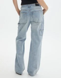 Mid Rise Denim Cargo Jean -Style Fashion Fit zola cargo jean thunder bird back jd119012rdnm
