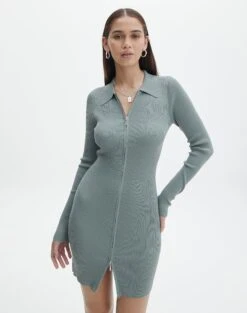 Panelled Maxi Dress -Style Fashion Fit zola zip through cypress front kd122614knt 1